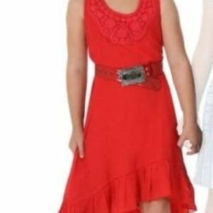Wrangler Girls Sleeveless Dress & Crochet at Neck